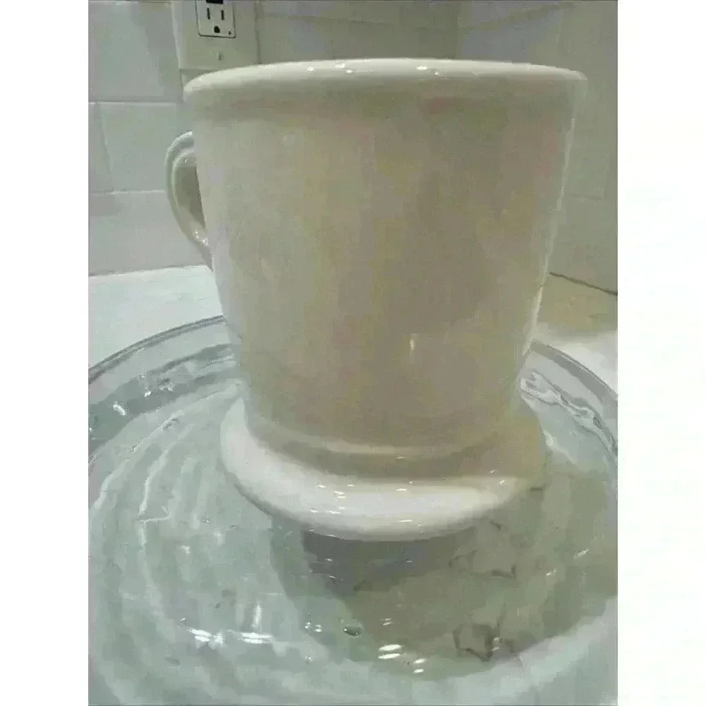 Anthropologie Monogram Mug Letter C White Coffee Tea
